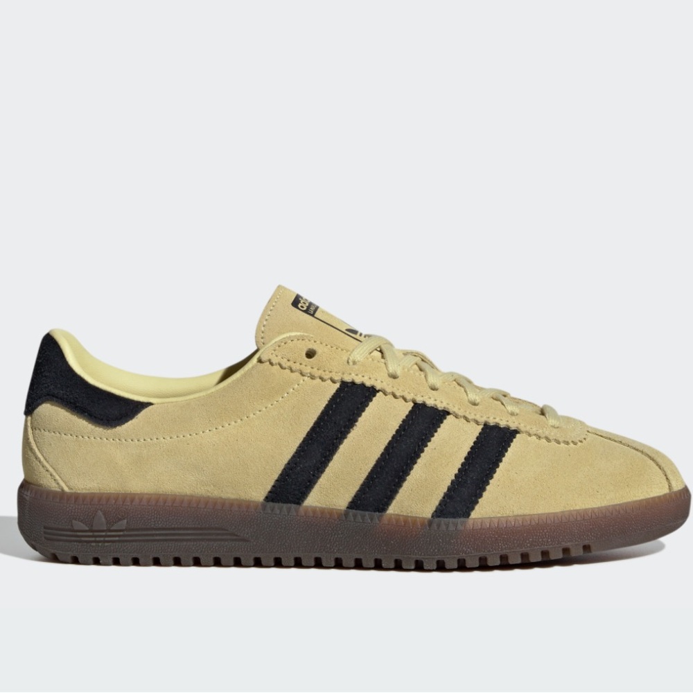 Adidas BRMD Suede Sneakers in Wheat and Black - Adidas Bermuda size 7